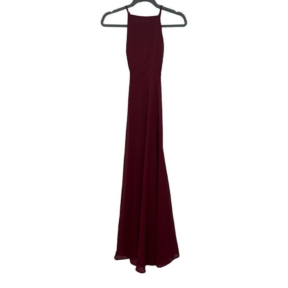 Lulus red maxi dress size XS